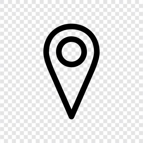 Geography, Place, Place of residence, Place of work icon svg