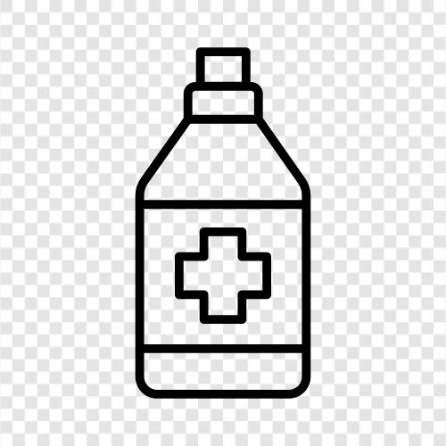 germicide, cleaner, sanitizer, disinfectant icon svg