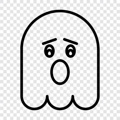 ghost, ghosts, hauntings, spooks icon svg