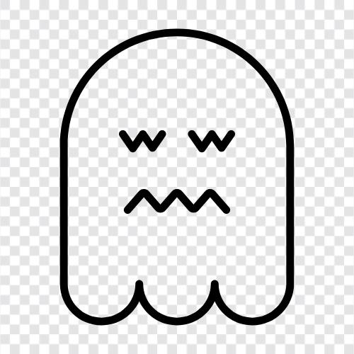 ghost, hauntings, paranormal, ghost hunting icon svg