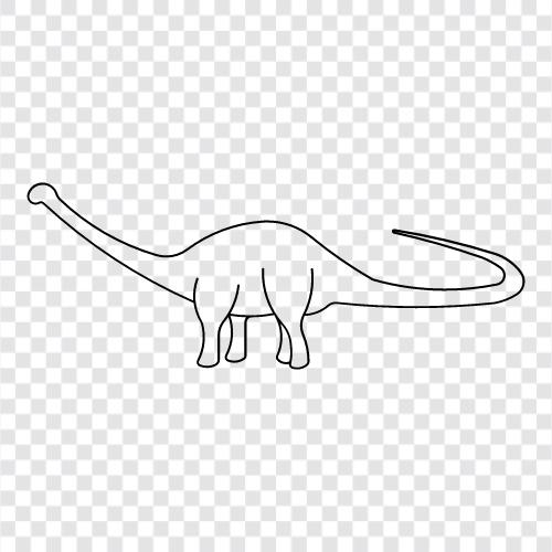 dev, uzun boyun, steropodlar, sauropod ikon svg