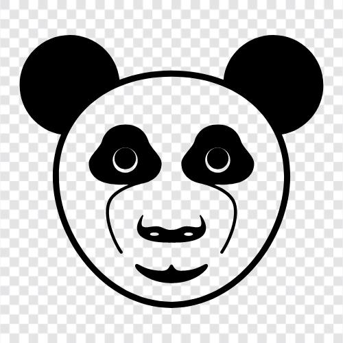 dev pandalar, dev panda gerçekleri, dev panda resimleri, dev panda ikon svg