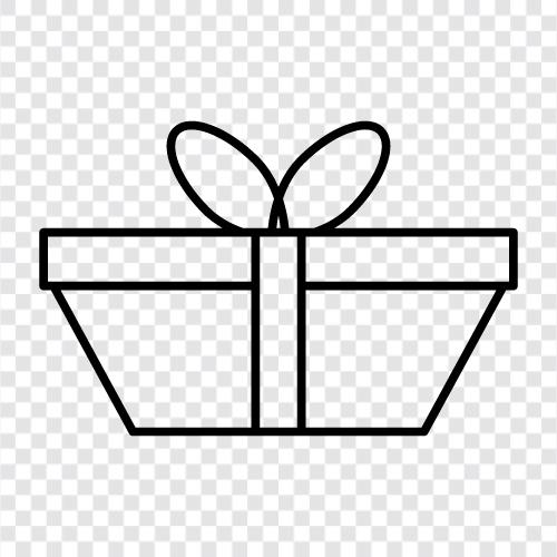 Geschenkkarte, Geschenkverpackung, Geschenkkorb, Geschenk symbol