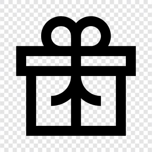 Geschenkkarte, Geschenkgutschein, Geschenkkorb, Geschenkverpackung symbol