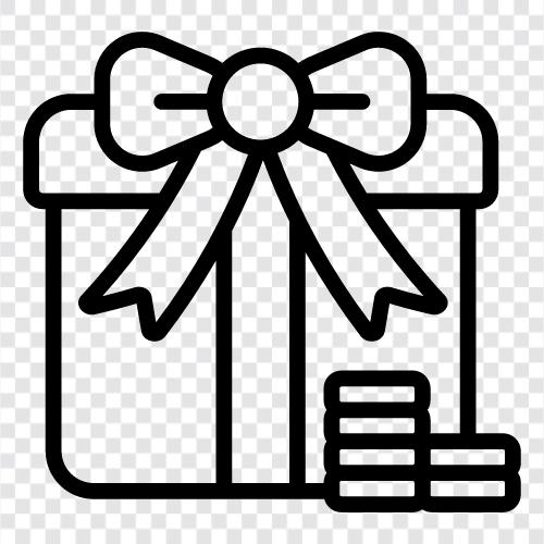 hediye kartı, hediye sertifikası, hediye sepeti, hediye kartı kaydı ikon svg