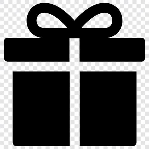 hediye kartları, hediye ambalajı, kişiselleştirilmiş hediyeler, yıl dönümü hediyeler ikon svg