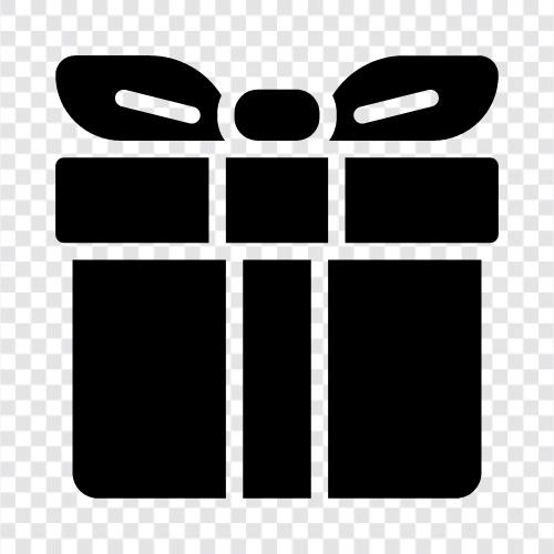 Geschenkverpackung, Geschenkkarte, Geschenkkorb, Geschenkbox symbol