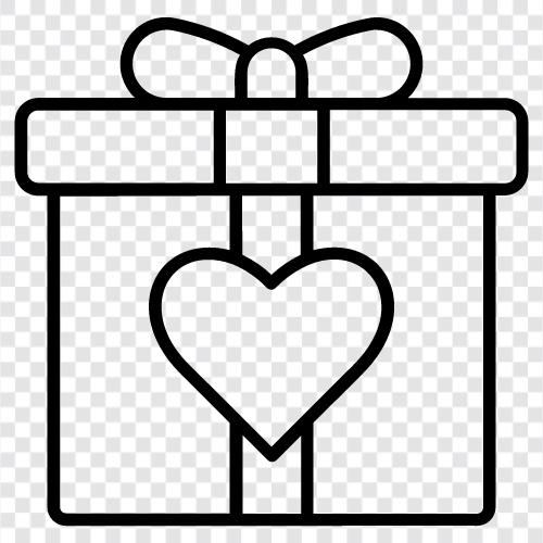 Geschenkverpackung, Geschenktüte, Weihnachtsgeschenk, Geburtstagsgeschenk symbol