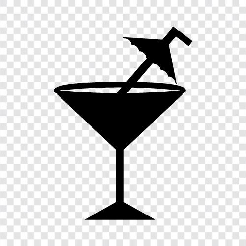 Gin, Vodka, Cosmopolitan, Martini symbol