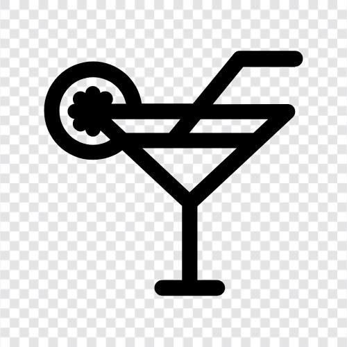 Gin, Wodka, Trocken Wermut, Süß Wermut symbol