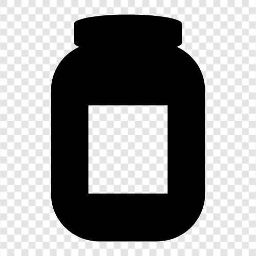 glass, can, food, storage icon svg