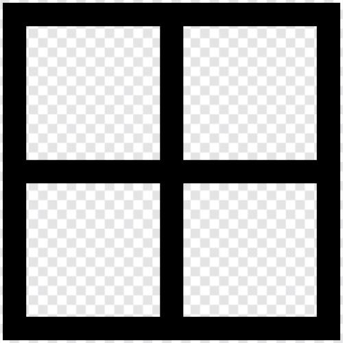 Glas, Scheiben, Fensterbehandlung, Fensterbeläge symbol