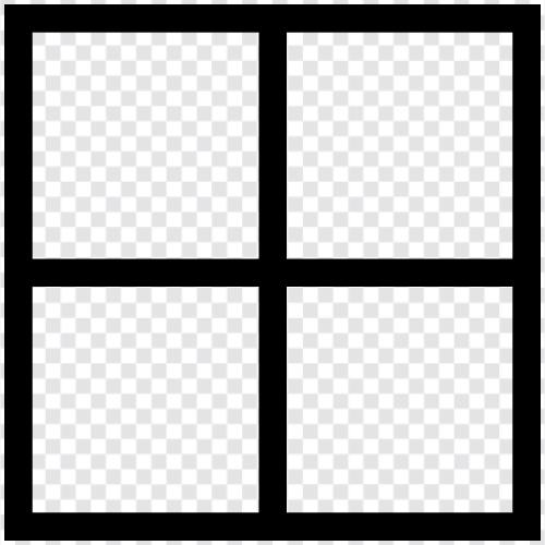 glass, windowpane, window screen, window treatment icon svg