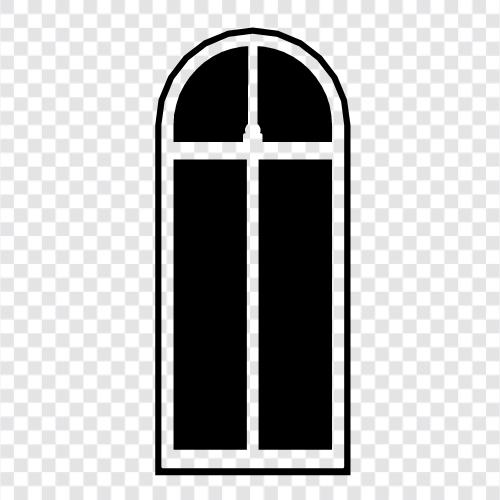 glass, window panes, windows, screened window icon svg