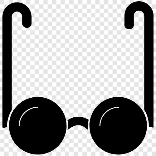 glasses, spectacles, frames, sun glasses Значок svg