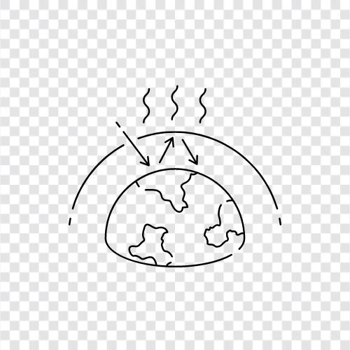 globale Erwärmung, Emissionen, Kohlendioxid, Verschmutzung symbol