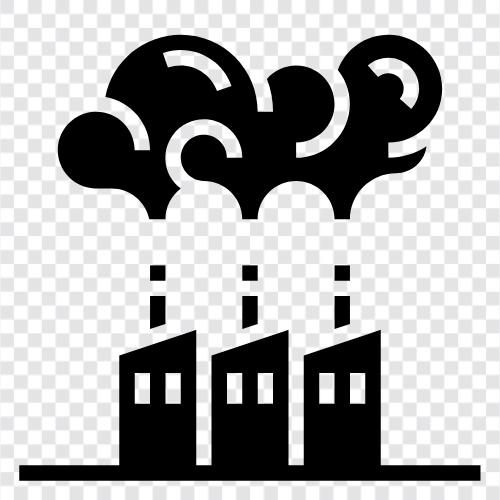 Global Warming, Greenhouse Gases, Pollution, Carbon Footprint icon svg