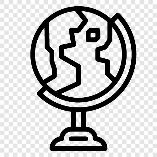 Globus, Welt, Weltkugel, Globe symbol