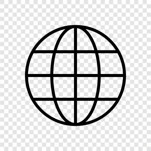Globe, Earth icon svg
