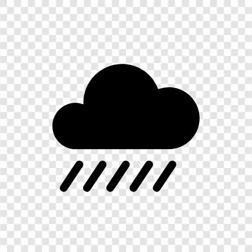 gloomy, depressing, wet, miserable icon svg