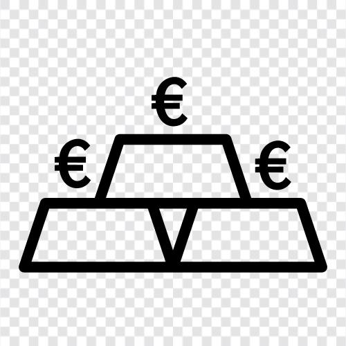 Gold Euro Münzen, Gold Euro Wechselkurs, Euro Gold, Euro Gold Münzen symbol