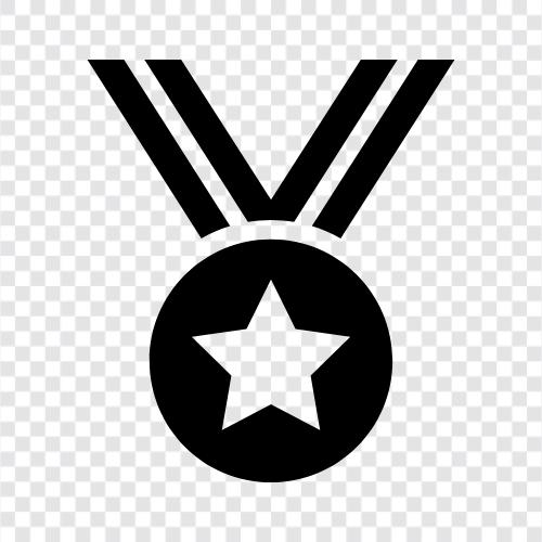 gold medal, silver medal, bronze medal, star icon svg