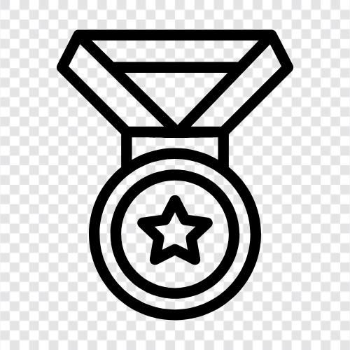 gold medal, silver medal, bronze medal, medal winner icon svg