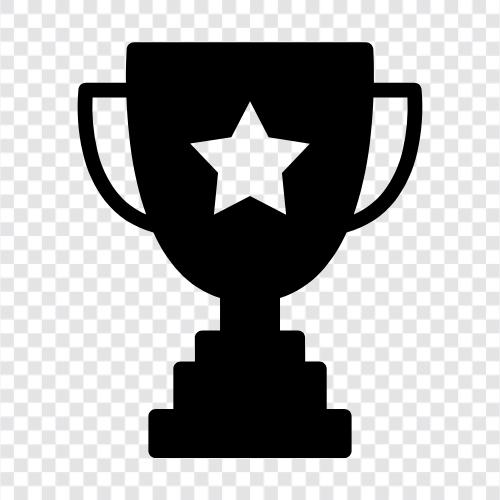 gold trophy, silver trophy, bronze trophy, gift icon svg