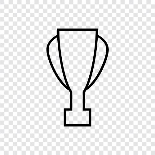 golden trophy, silver trophy, gold, silver icon svg