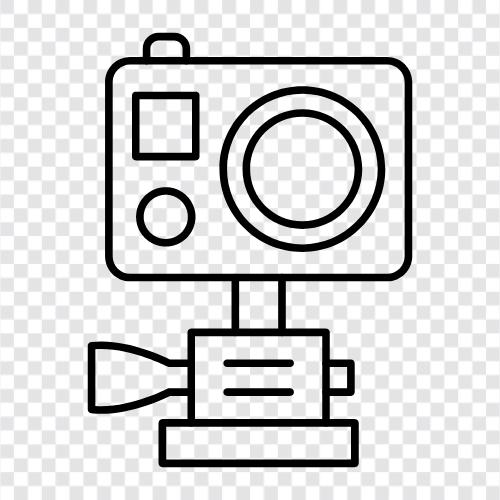 GoPro, Sony, Contour, Drift icon svg