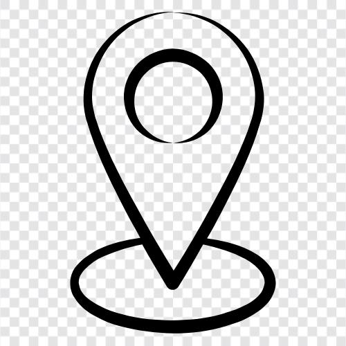 GPS, location tracking, mobile app, location history icon svg