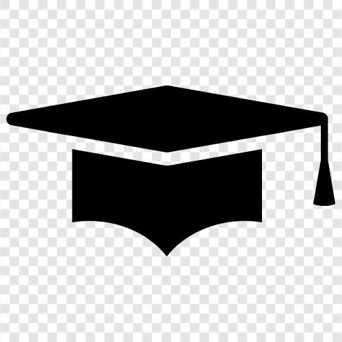 graduation caps, graduation hats, graduation gowns, graduation tassels icon svg