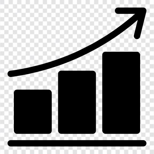 graph, growth, exponential growth, linear growth icon svg