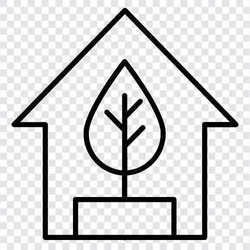 green building, sustainable home, energy efficient, environmentally friendly icon svg