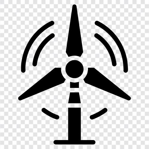 grüne Energie, erneuerbare Energie, Windkraftanlage, Solarpaneel symbol