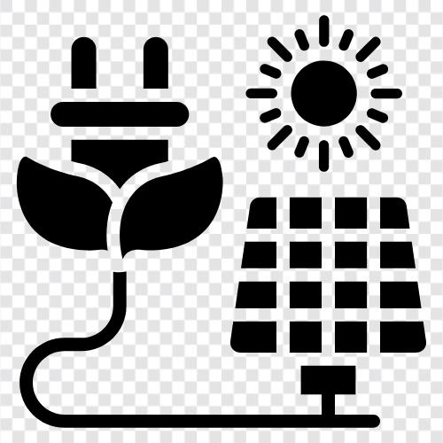 yeşil enerji, yenilenebilir enerji, çevre dostu, sürdürülebilir ikon svg