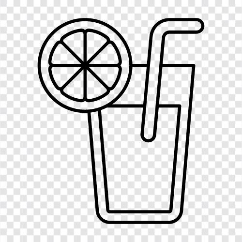 Grüner Saft, Fruchtsaft, Gemüsesaft, Entgiftungssaft symbol