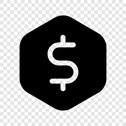 greenback currency, paper currency, coins, money icon svg