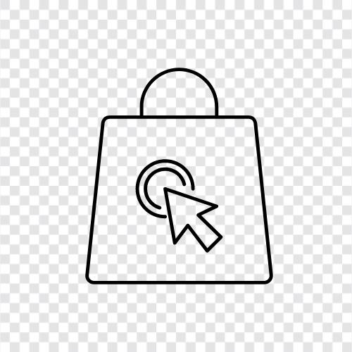 Einkaufstasche, Handtasche, Tasche symbol