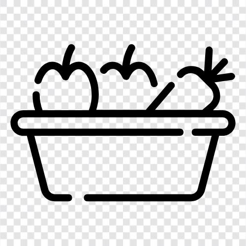 grocery, grocery store, produce, food icon svg