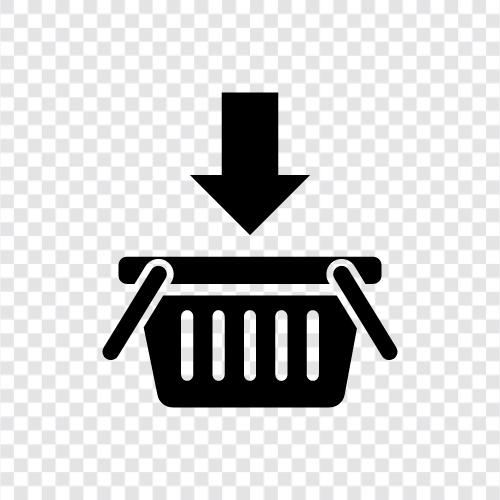 grocery items, produce, meat, bakery items icon svg