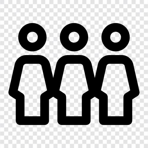 group, company, employees, coworkers icon svg