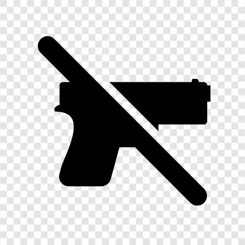 Waffenkontrolle, Sturmgewehr, Gewehr, Verbot symbol