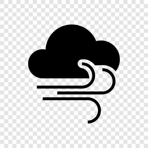 gusty, rough, strong, heavy icon svg