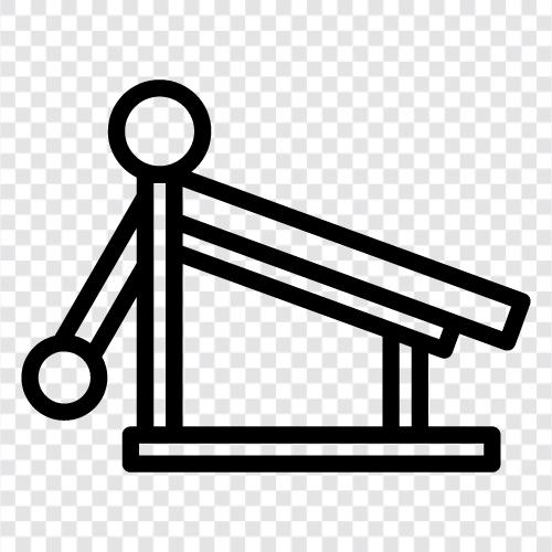 gym equipment, fitness equipment, home gym equipment, health and fitness equipment icon svg