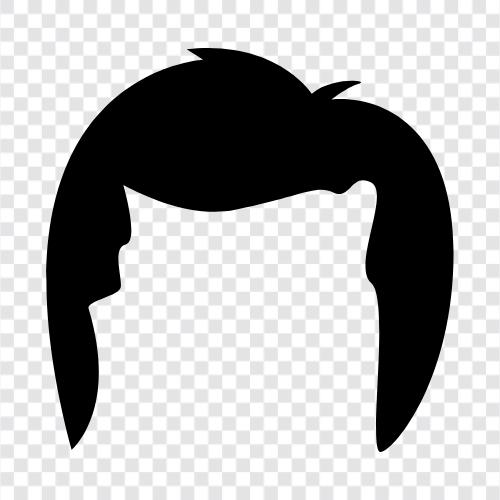 hair extensions, hair dye, hair removal, hair products icon svg