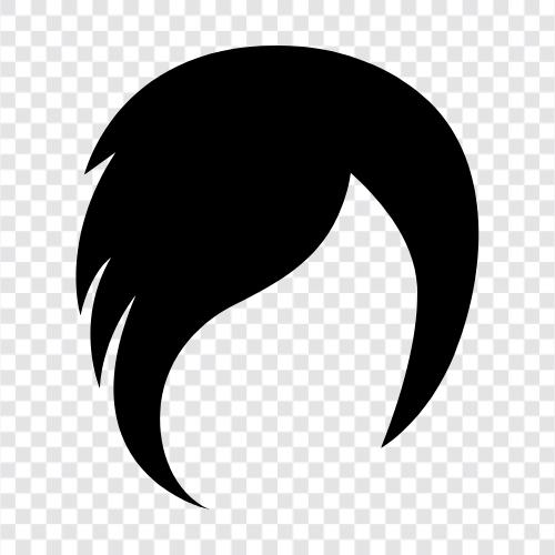 hair extensions, hair loss, hair dye, hair style icon svg