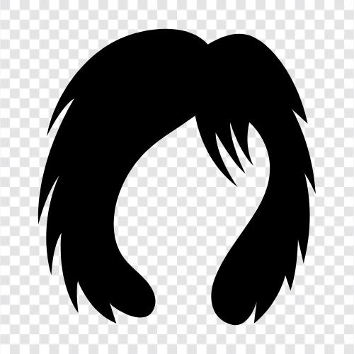 hair extensions, hair loss, hair restoration, hair icon svg