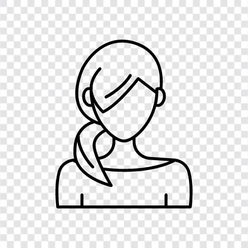 Hairdresser Woman, Woman s Hairstyle, Hairstyles for, Hairstyle Woman icon svg