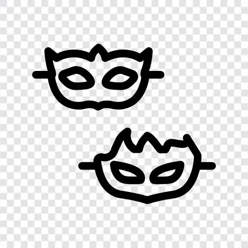 Halloween, masquerade, fun, costumes icon svg